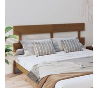 vidaXL Testiera per Letto ambra 204x3x81 cm in Legno Massello di Pino