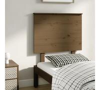 vidaXL Testiera per Letto ambra 79x6x82,5 cm in Legno Massello di Pino