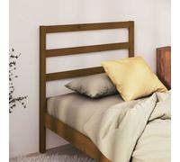 vidaXL Testiera per Letto ambra 81x4x100 cm in Legno Massello di Pino