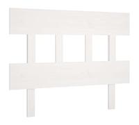 vidaXL Testiera per Letto Bianca 103,5x3x81 cm Legno Massello di Pino