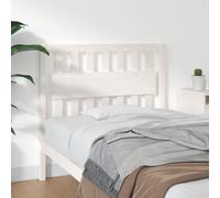 vidaXL Testiera per Letto Bianca 105,5x4x100 cm Legno Massello di Pino