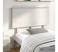 vidaXL Testiera per Letto Bianca 124x6x82,5 cm Legno Massello di Pino
