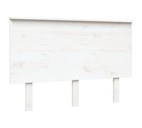 vidaXL Testiera per Letto Bianca 124x6x82,5 cm Legno Massello di Pino