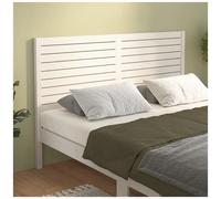 VIDAXL - Testiera Per Letto Bianca 141x4x100cm In Legno Massello Di Pino