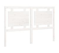 vidaXL Testiera per Letto Bianca 145,5x4x100 cm Legno Massello di Pino