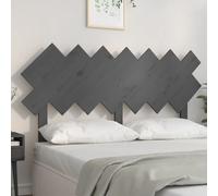 vidaXL Testiera per Letto Bianca 151,5x3x81 cm Legno Massello di Pino