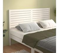 vidaXL Testiera per Letto Bianca 166x4x100cm in Legno Massello di Pino