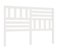 vidaXL Testiera per Letto Bianca 166x4x100cm in Legno Massello di Pino