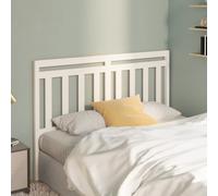 vidaXL Testiera per Letto Bianca 166x4x100cm in Legno Massello di Pino
