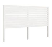 vidaXL Testiera per Letto Bianca 166x4x100cm in Legno Massello di Pino