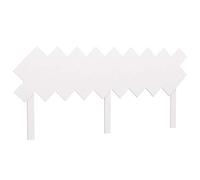 vidaXL Testiera per Letto Bianca 178x3x80,5 cm Legno Massello di Pino