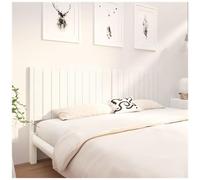 VIDAXL - Testiera Per Letto Bianca 205,5x4x100 Cm Legno Massello Di Pino