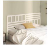 VIDAXL - Testiera Per Letto Bianca 206x4x100cm In Legno Massello Di Pino