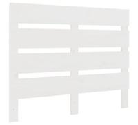 vidaXL Testiera per Letto Bianca 75x3x80 cm in Legno Massello di Pino