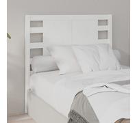 VIDAXL - Testiera Per Letto Bianca 81x4x100 Cm In Legno Massello Di Pino