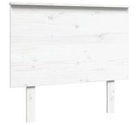 vidaXL Testiera per Letto Bianca 94x6x82,5cm in Legno Massello di Pino