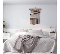 VIDAXL - Testiera Per Letto Con Comodini In Legno Multistrato Bianco