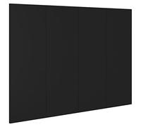 vidaXL Testiera per Letto Nera 120x1,5x80 cm in Legno Multistrato