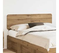 vidaXL Testiera Rovere Artigianale 160 cm Legno Multistrato, Testiera Rettangolare Moderna, Design Minimalista, Supporto Letto Resistente, Accessorio Elegante per la Camera