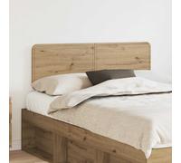 vidaXL Testiera Rovere Artigianale Legno Multistrato, Testiera Moderna Rettangolare, aggiunta Resistente per Letti, Design Minimalista per Migliorare la Zona Notte