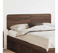 vidaXL Testiera con testiera Rovere Marrone 160 cm Legno Multistrato, Testiera Rettangolare Moderna, Design Minimalista, Supporto Letto Resistente, Accessorio Elegante per la Camera