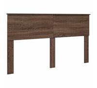 vidaXL Testiera con testiera Rovere Marrone 160 cm Legno Multistrato, Testiera per Letto, Stile Moderno, Design Rettangolare, Mobile Minimalista, Legno ingegnerizzato Resistente, Facile da assemblare