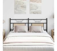 vidaXL Testiera Rovere Sonoma 137 cm in Legno Multistrato e Acciaio