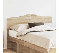vidaXL Testiera con testiera Rovere Sonoma 160 cm Legno Multistrato, Camera Moderna, Testata Rettangolare, arredo Elegante, Design Minimalista, Decor duraturo, estetica stilosa, casa Funzionale