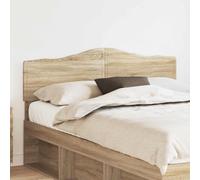 vidaXL Testiera con testiera Rovere Sonoma 160 cm Legno Multistrato, Camera Moderna, Testata Rettangolare, arredo Elegante, Design Minimalista, Decor duraturo, estetica stilosa, casa Funzionale