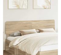 vidaXL Testiera con testiera Rovere Sonoma 180 cm Legno Multistrato, Testiera Rettangolare Moderna, Design Minimalista, Supporto Letto Resistente, Accessorio Elegante per la Camera