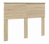 vidaXL Testiera con testiera Rovere Sonoma 120 cm Legno Multistrato, Testiera per Letto, Stile Moderno, Design Rettangolare, Mobile Minimalista, Legno ingegnerizzato Resistente, Facile da assemblare