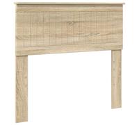 vidaXL Testiera con testiera Rovere Sonoma 100 cm Legno Multistrato, Testiera per Letto, Stile Moderno, Design Rettangolare, Mobile Minimalista, Legno ingegnerizzato Resistente, Facile da assemblare