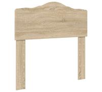 vidaXL Testiera con testiera Rovere Sonoma 90 cm Legno Multistrato, Camera Moderna, Testata Rettangolare, arredo Elegante, Design Minimalista, Decor duraturo, estetica stilosa, casa Funzionale
