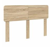 vidaXL Testiera con testiera Rovere Sonoma 140 cm Legno Multistrato, Testiera Rettangolare Moderna, Design Minimalista, Supporto Letto Resistente, Accessorio Elegante per la Camera