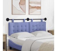 vidaXL Testiera sospesa Blu jeans Tessuto