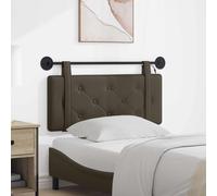vidaXL Testiera sospesa Con luce LED Grigio Similpelle