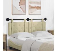 vidaXL Testiera sospesa Crema Similpelle