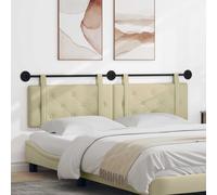 vidaXL Testiera sospesa Crema Similpelle