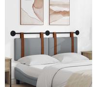 vidaXL Testiera sospesa Grigio chiaro PU Antico