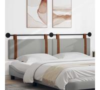 vidaXL Testiera sospesa Grigio Nuvola PU Antico