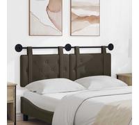 vidaXL Testiera sospesa Grigio Similpelle