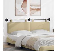 vidaXL Testiera sospesa Grigio Verde Chiaro Tessuto in Cords