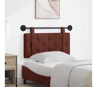 vidaXL Testiera sospesa in poliuretano anticato, testiera moderna, design a parete rettangolare, mobili per camera da letto salvaspazio, cover posteriore imbottita