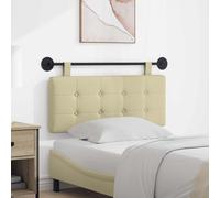 vidaXL Lato anteriore sospeso montato a parete in ecopelle, camera da letto, rettangolare, moderno, testiera montata a parete, design salvaspazio, decorazione elegante, linee semplici e pulite