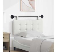 vidaXL Lato anteriore sospeso montato a parete in ecopelle, camera da letto, rettangolare, moderno, testiera montata a parete, design salvaspazio, decorazione elegante, linee semplici e pulite