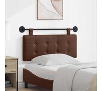 vidaXL Lato anteriore sospeso montato a parete in ecopelle, camera da letto, rettangolare, moderno, testiera montata a parete, design salvaspazio, decorazione elegante, linee semplici e pulite