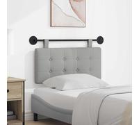 vidaXL Parte anteriore sospesa in tessuto, elegante testiera sospesa per camera da letto, moderna e salvaspazio, imbottita e montata a parete