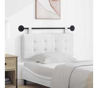 vidaXL Parte anteriore sospesa in tessuto, elegante testiera sospesa per camera da letto, moderna e salvaspazio, imbottita e montata a parete