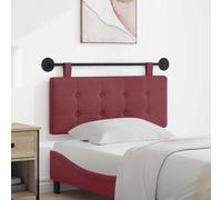 vidaXL Parte anteriore sospesa in tessuto, elegante testiera sospesa per camera da letto, moderna e salvaspazio, imbottita e montata a parete