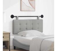 vidaXL Parte anteriore sospesa in tessuto, elegante testiera sospesa per camera da letto, moderna e salvaspazio, imbottita e montata a parete